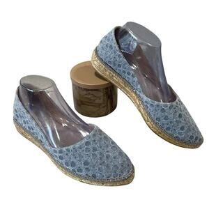 VISCATA Handmade in Spain Rascassa Flat Canvas Espadrilles, Gray Women’s US/9.5